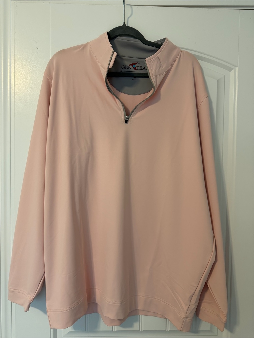 Genteal Light Pink Quarter-Zip Pullover